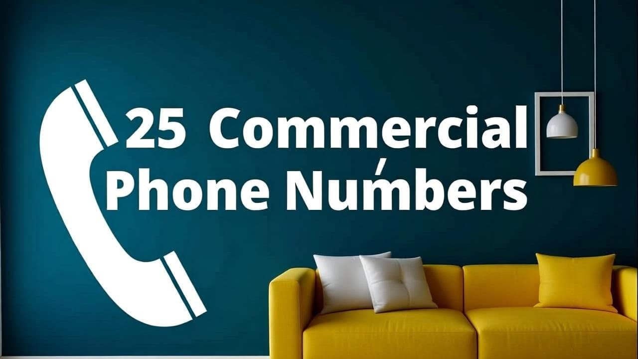 Top 25 Commercial Phone Numbers Every Business Owner Should Know