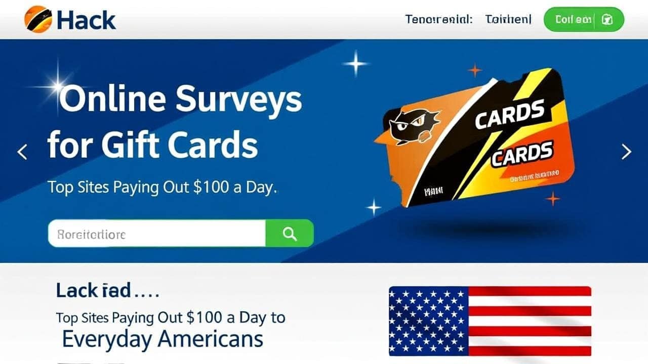 Hack Online Surveys for Gift Cards: Top Sites Paying Out $100 a Day to Everyday Americans
